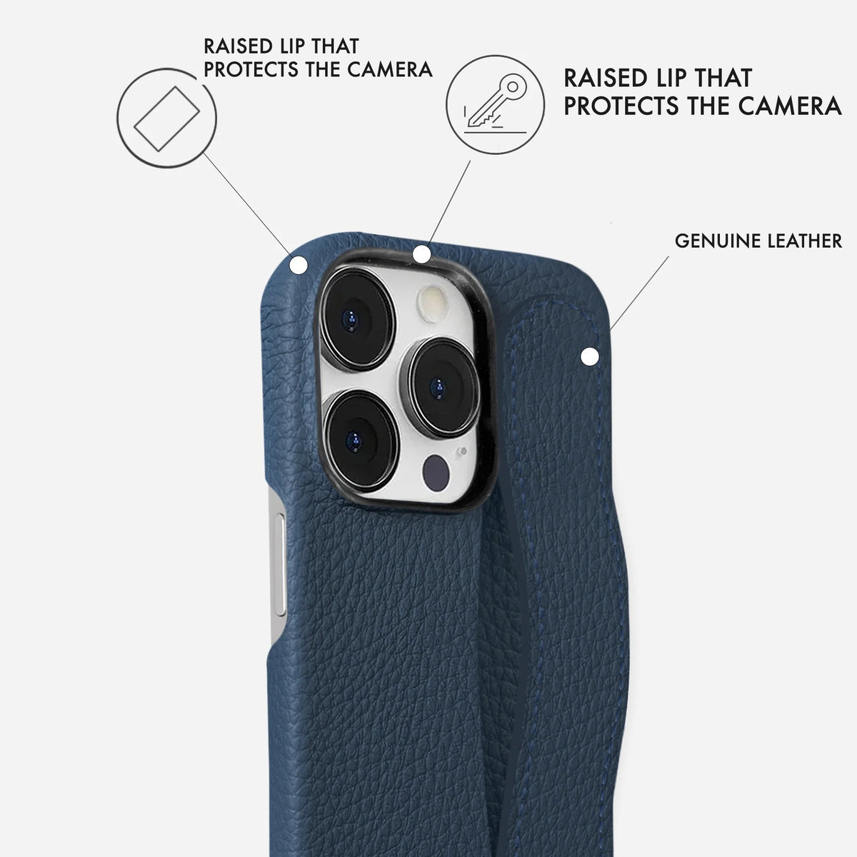 iPhone 13 Pro Leather Case — Ashe Handle