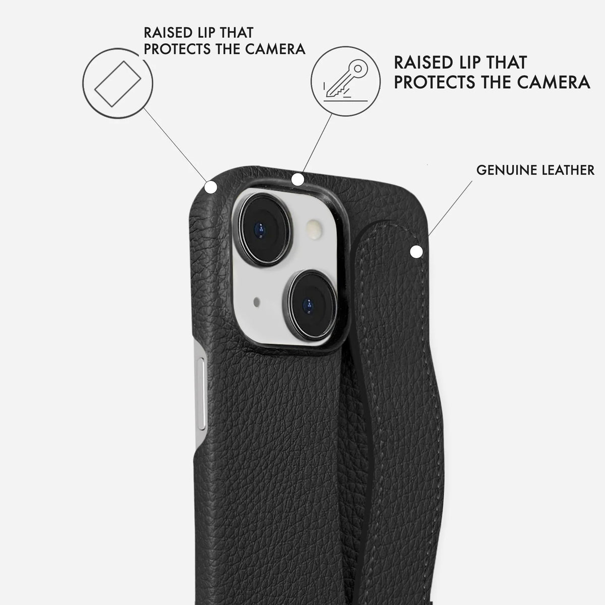 iPhone 14 Plus Leather Case — Ashe Handle