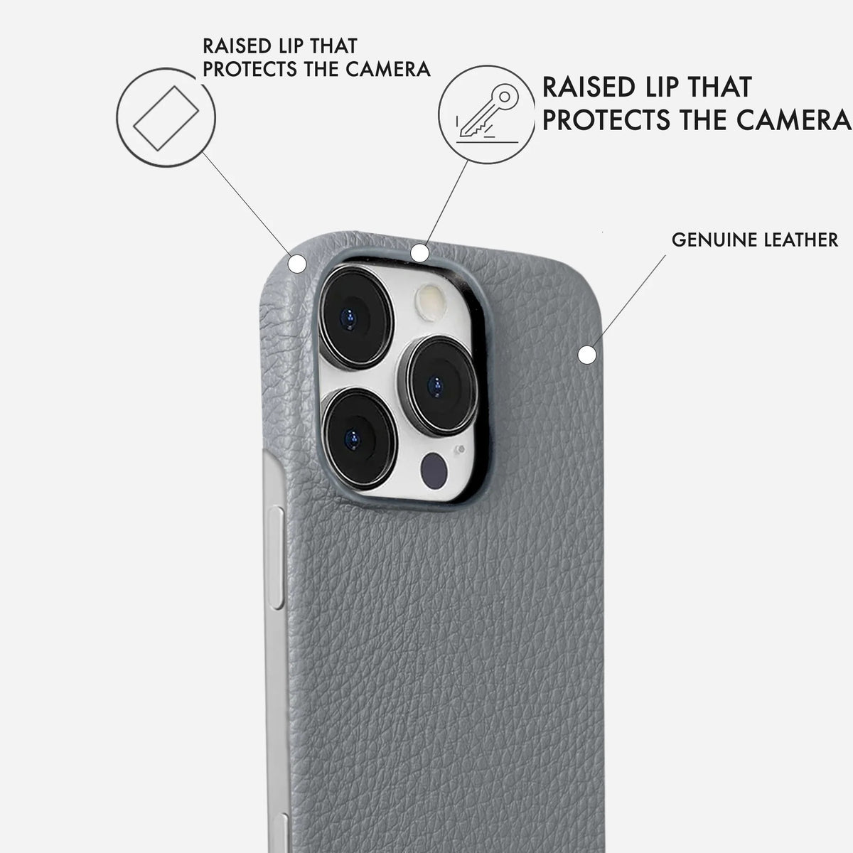 iPhone 16 Pro Leather Case — Ashe