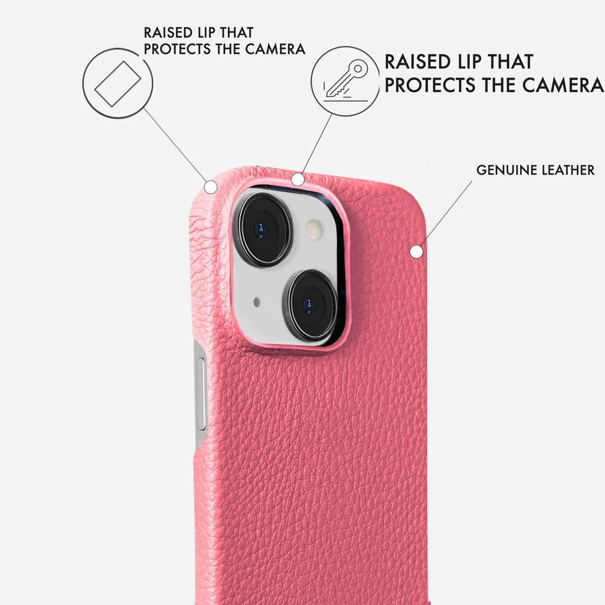 iPhone 15 Plus Leather Case — Ashe