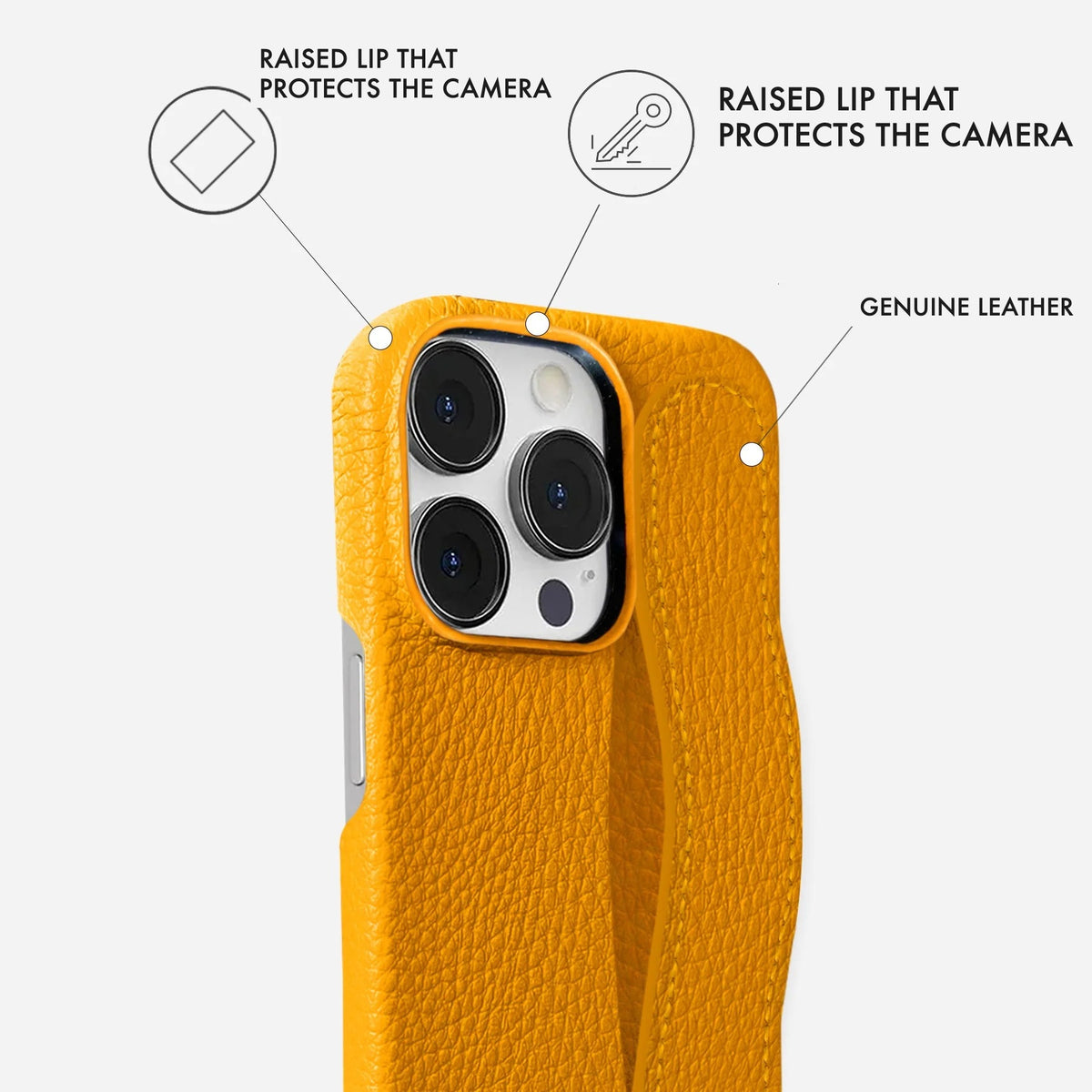 iPhone 14 Pro Leather Case — Ashe Handle