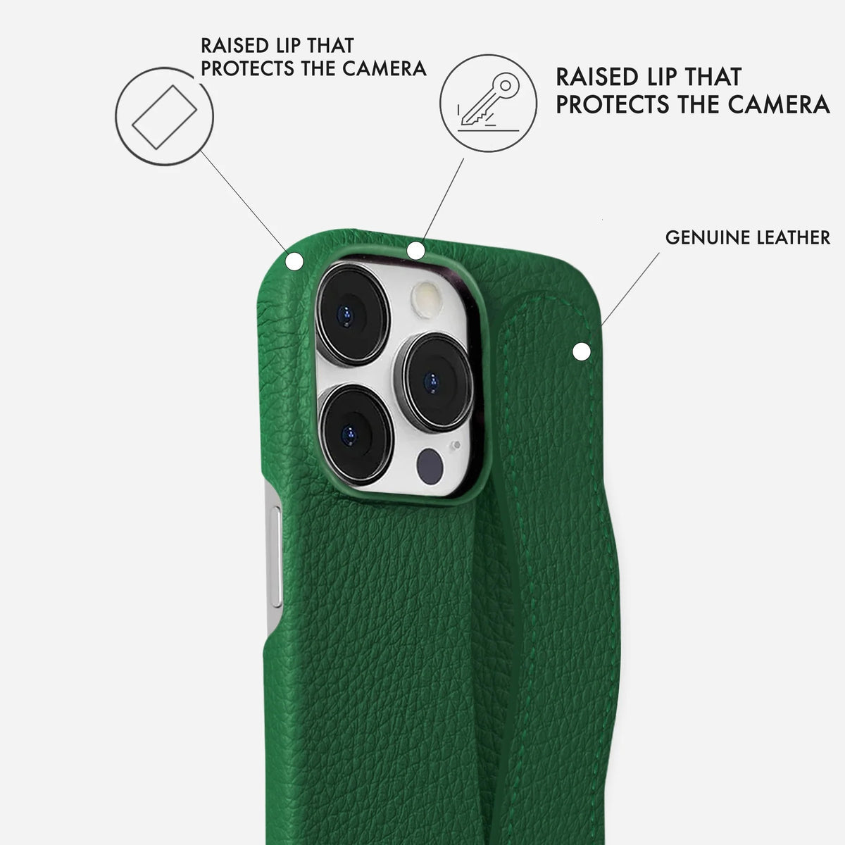 iPhone 13 Pro Leather Case — Ashe Handle