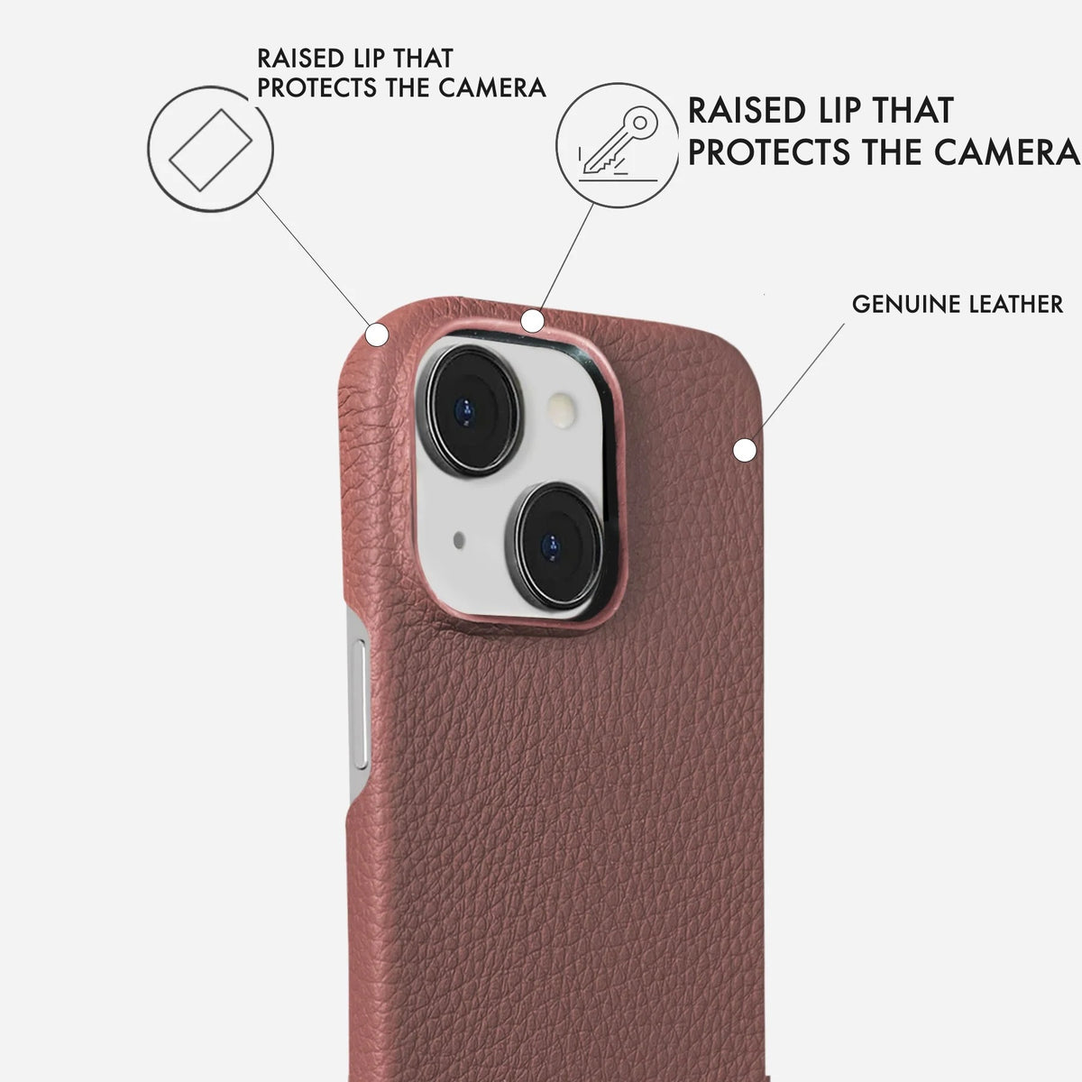 iPhone 14 Plus Leather Case — Ashe