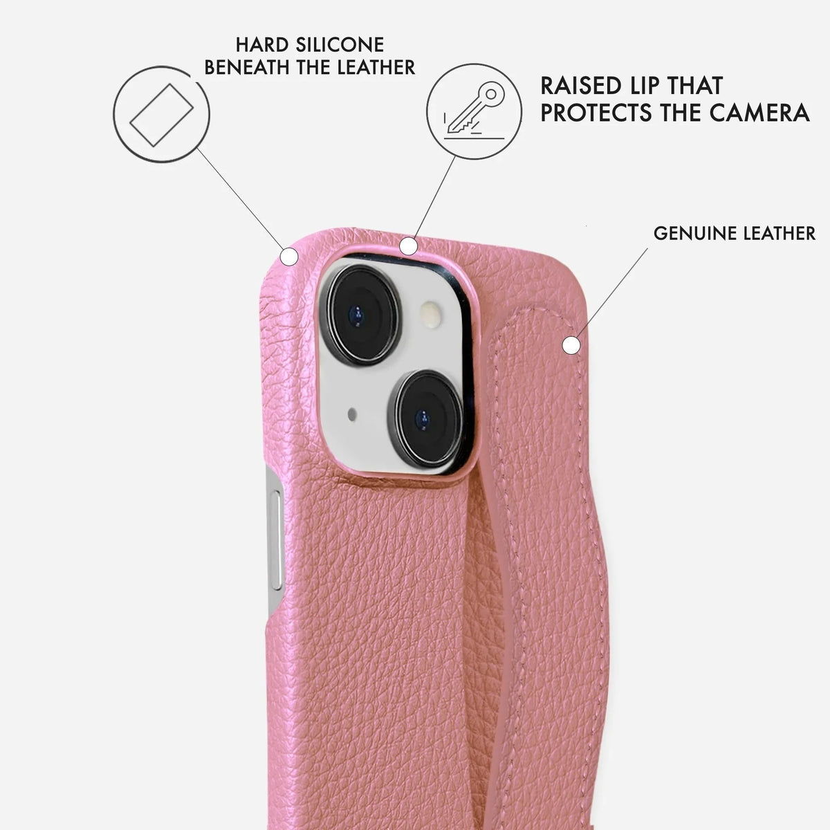 iPhone 14 Plus Leather Case — Ashe Handle
