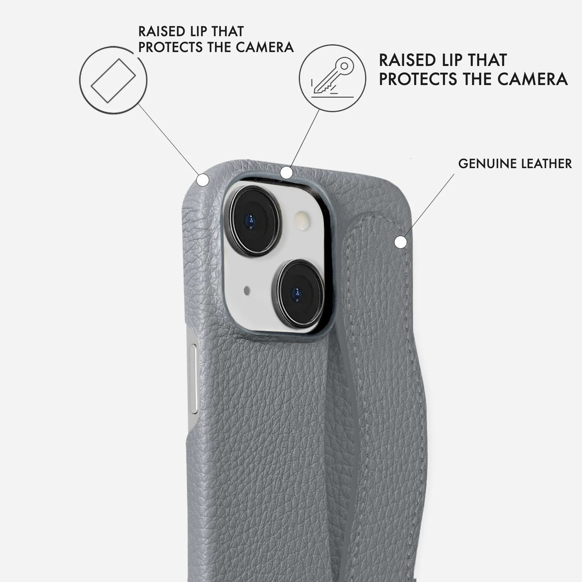 iPhone 14 Plus Leather Case — Ashe Handle