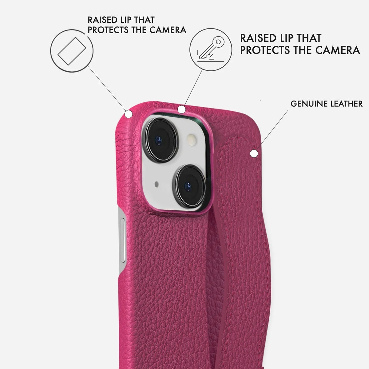 iPhone 15 Plus Leather Case — Ashe Handle