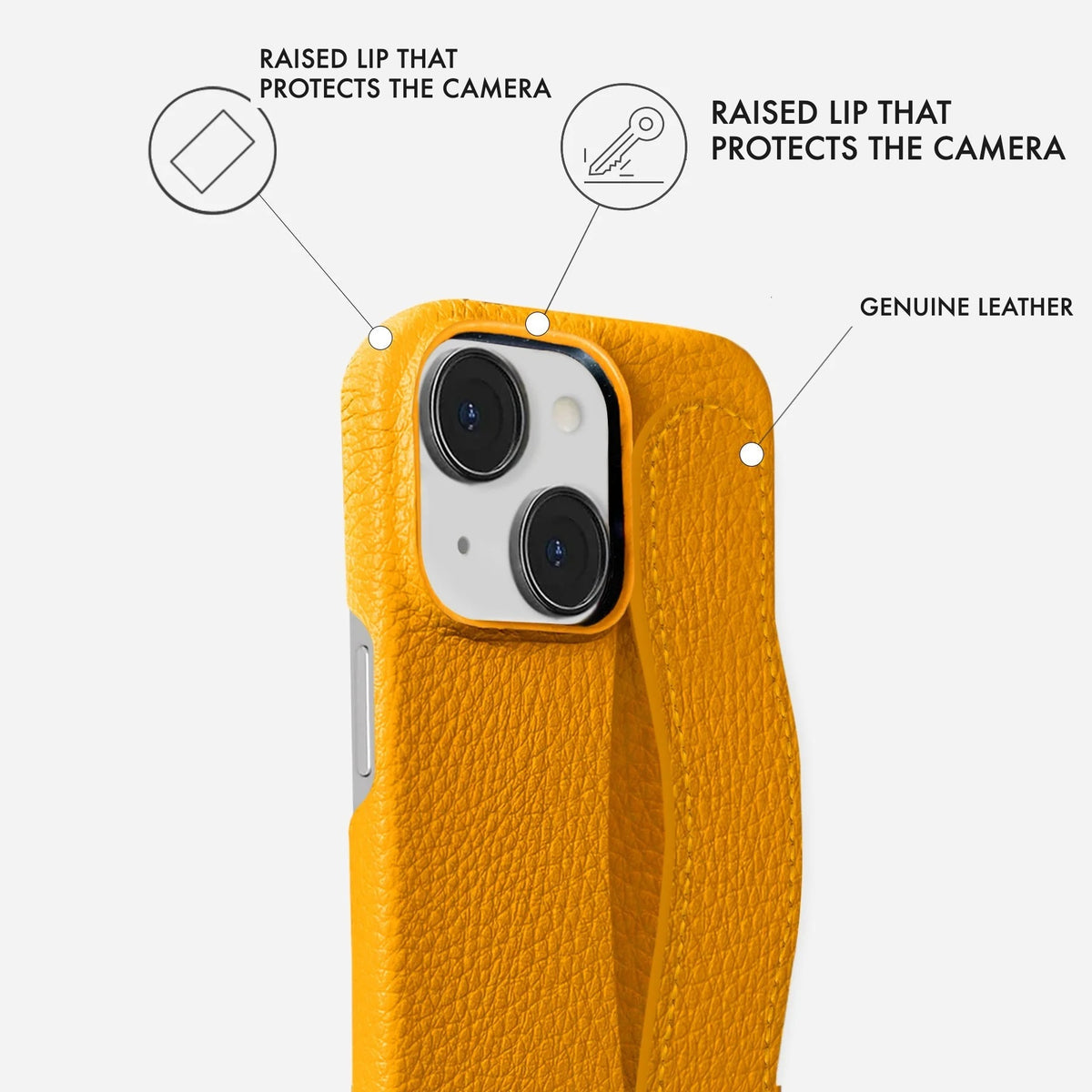 iPhone 14 Leather Case — Ashe Handle