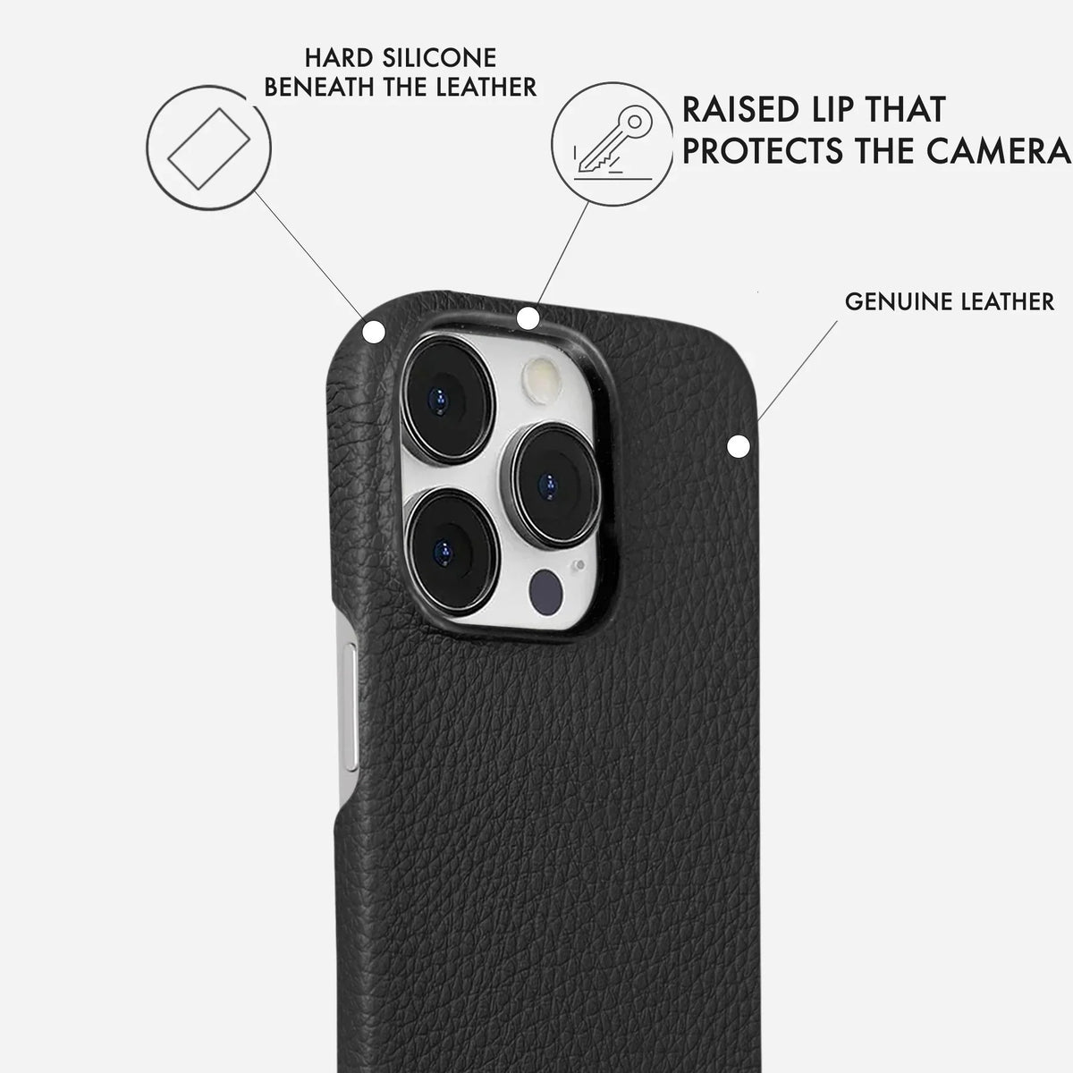 iPhone 13 Pro Leather Case — Ashe