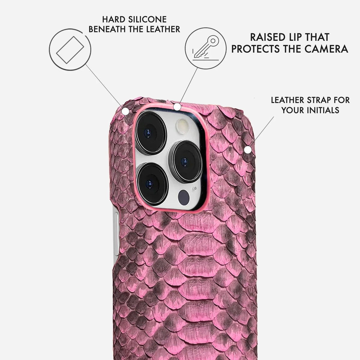 iPhone 15 Pro Leather Case — Piton
