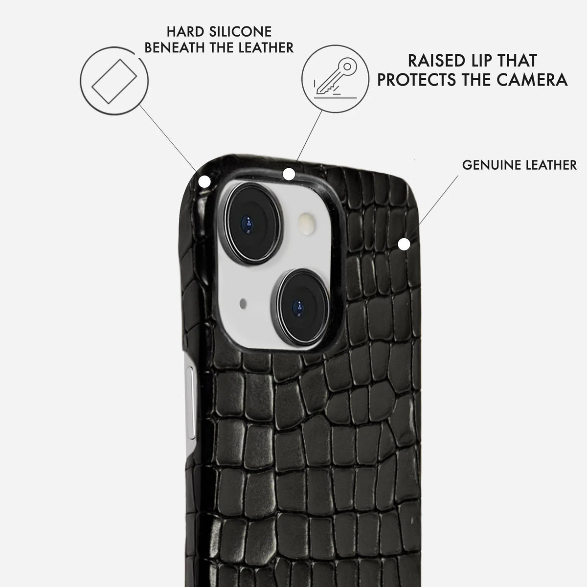 iPhone 15 Leather Case — Lusso