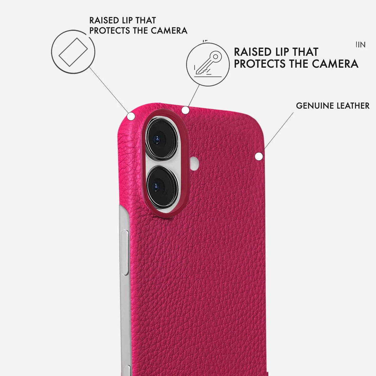 iPhone 17 Leather Case — Ashe
