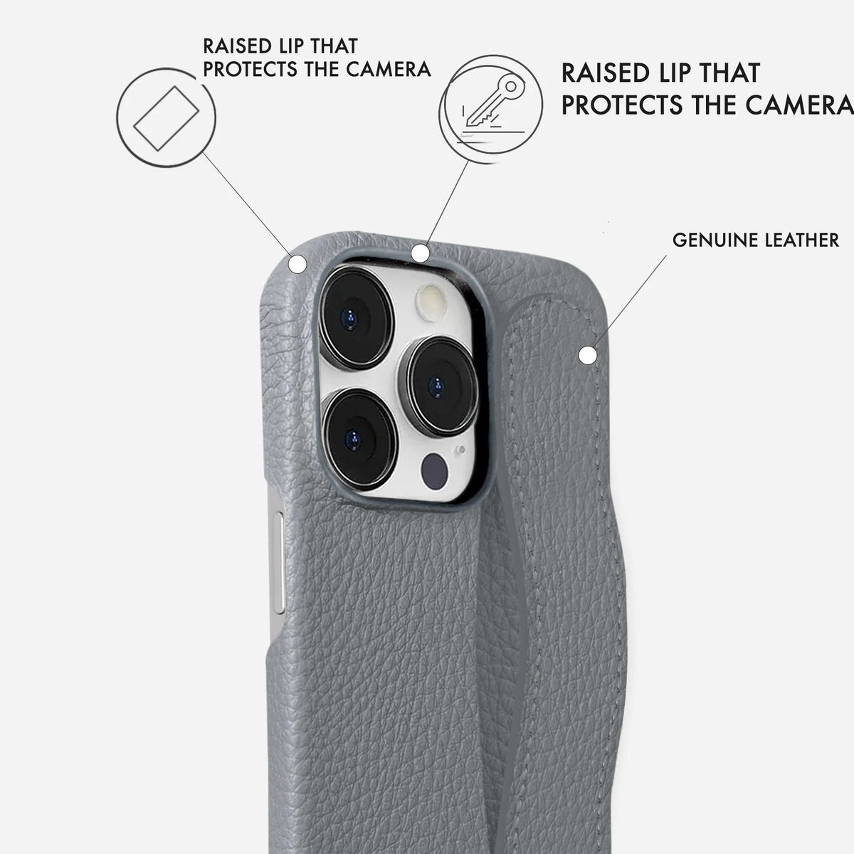 iPhone 15 Pro Leather Case — Ashe Handle