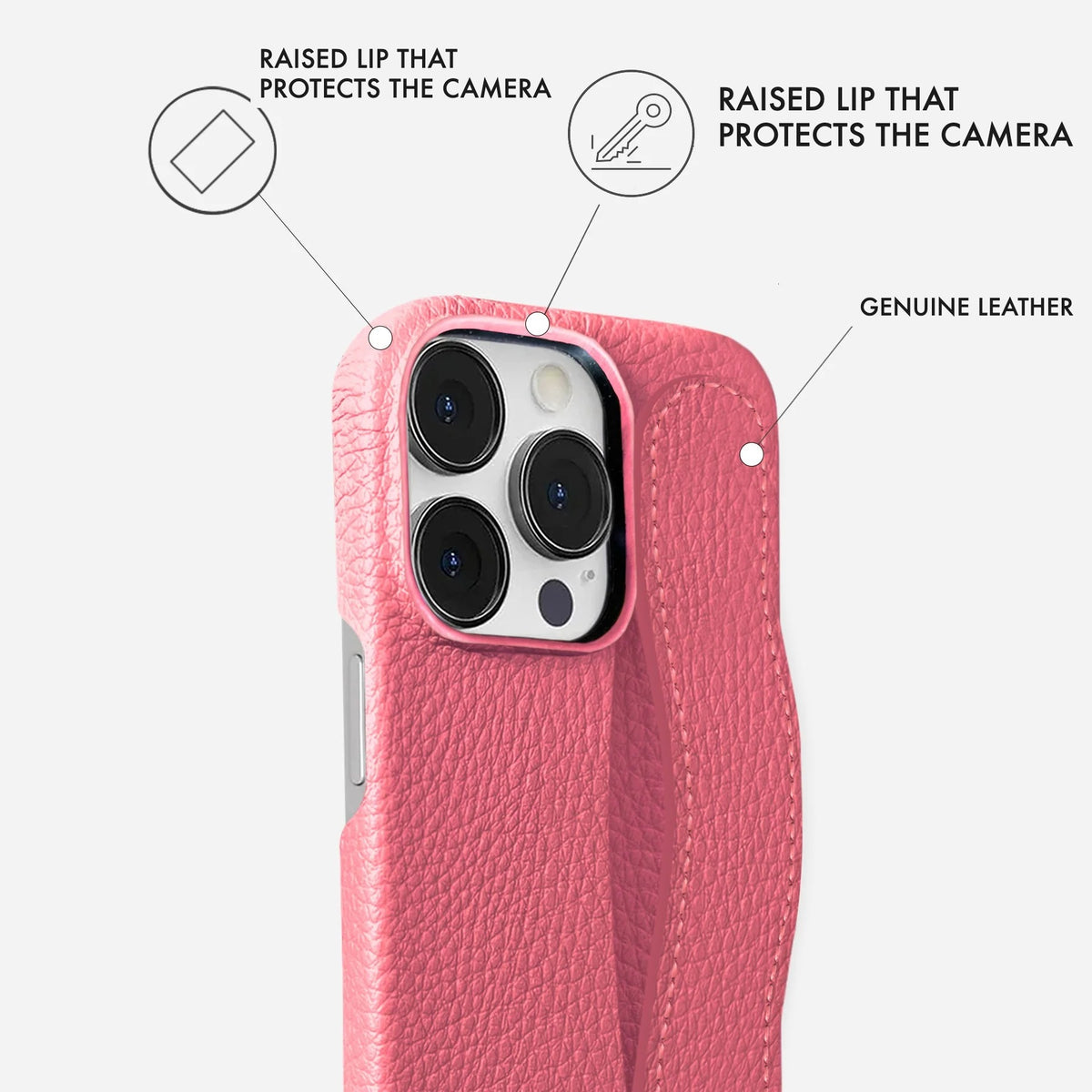 iPhone 14 Pro Leather Case — Ashe Handle