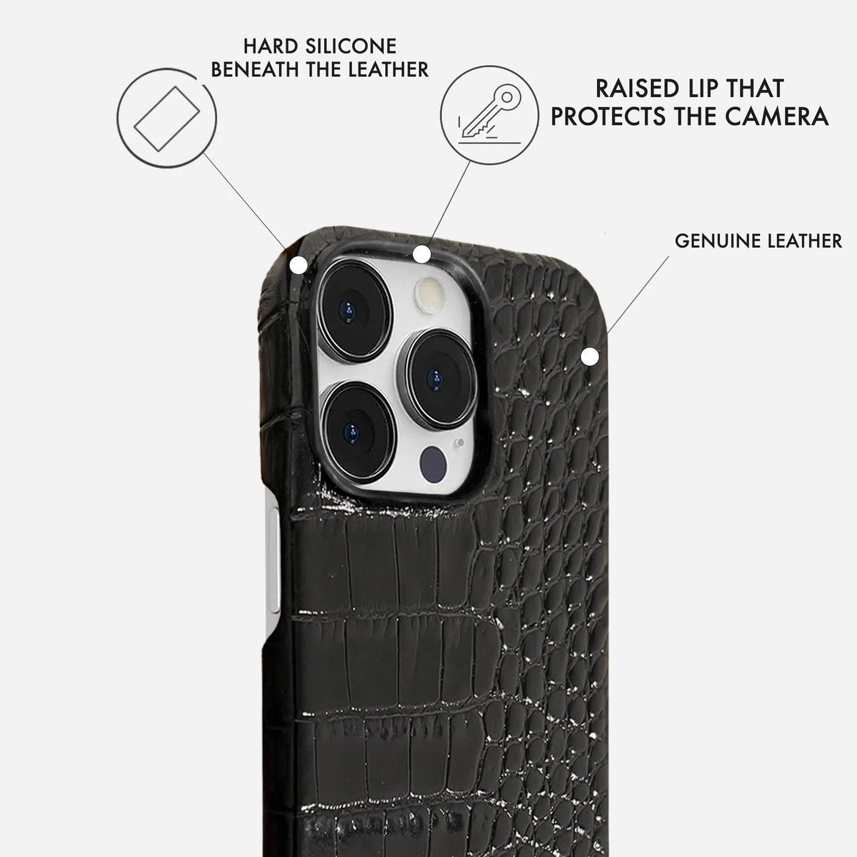 iPhone 15 Pro Max Leather Case — Neo