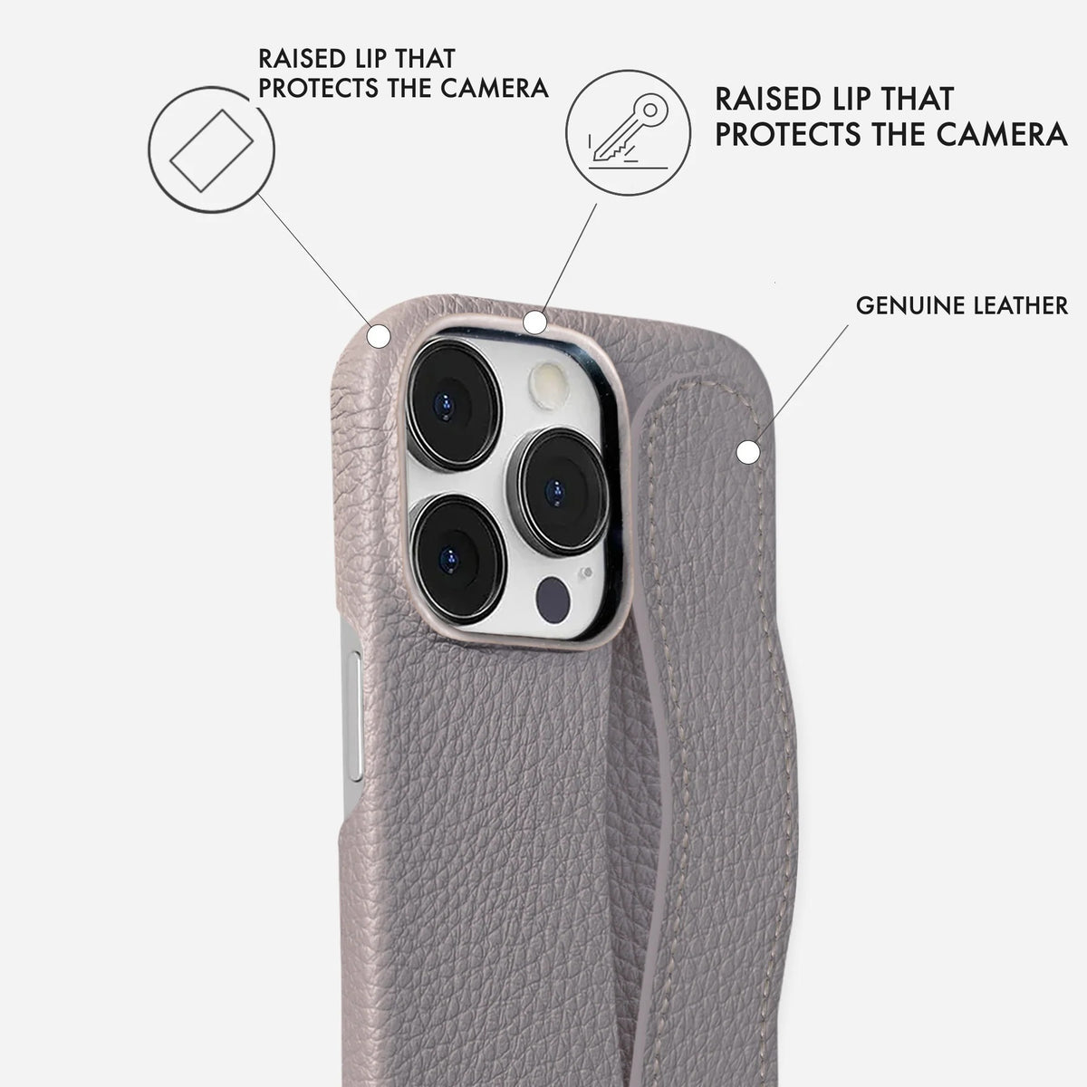 iPhone 13 Pro Leather Case — Ashe Handle