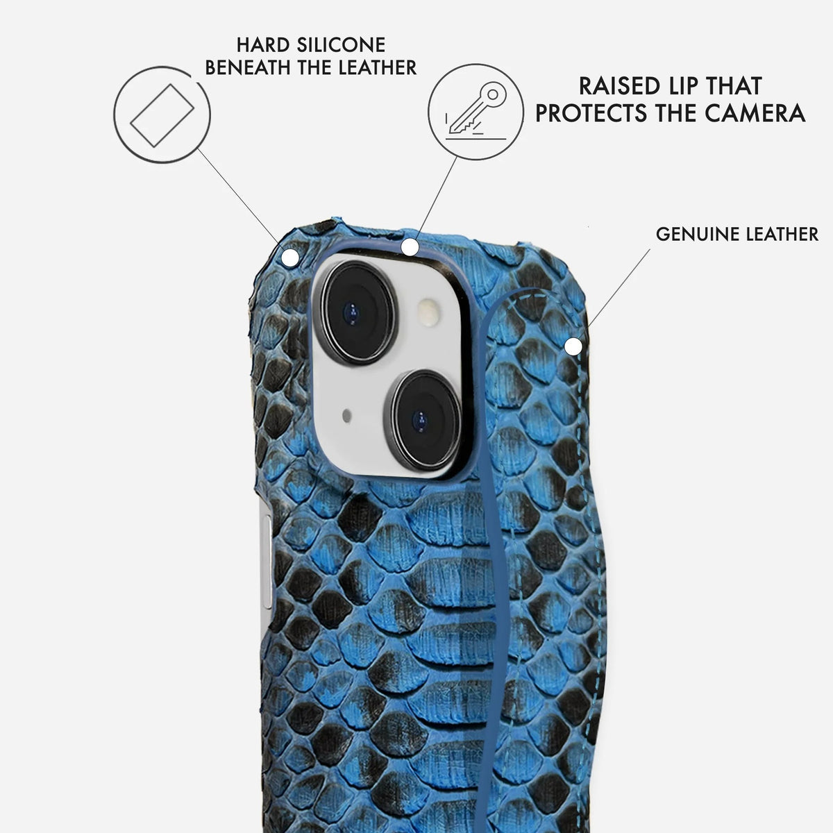 iPhone 14 Leather Case — Piton Handle