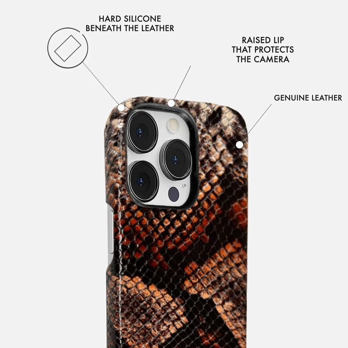 iPhone 15 Pro Max Leather Case — Elise