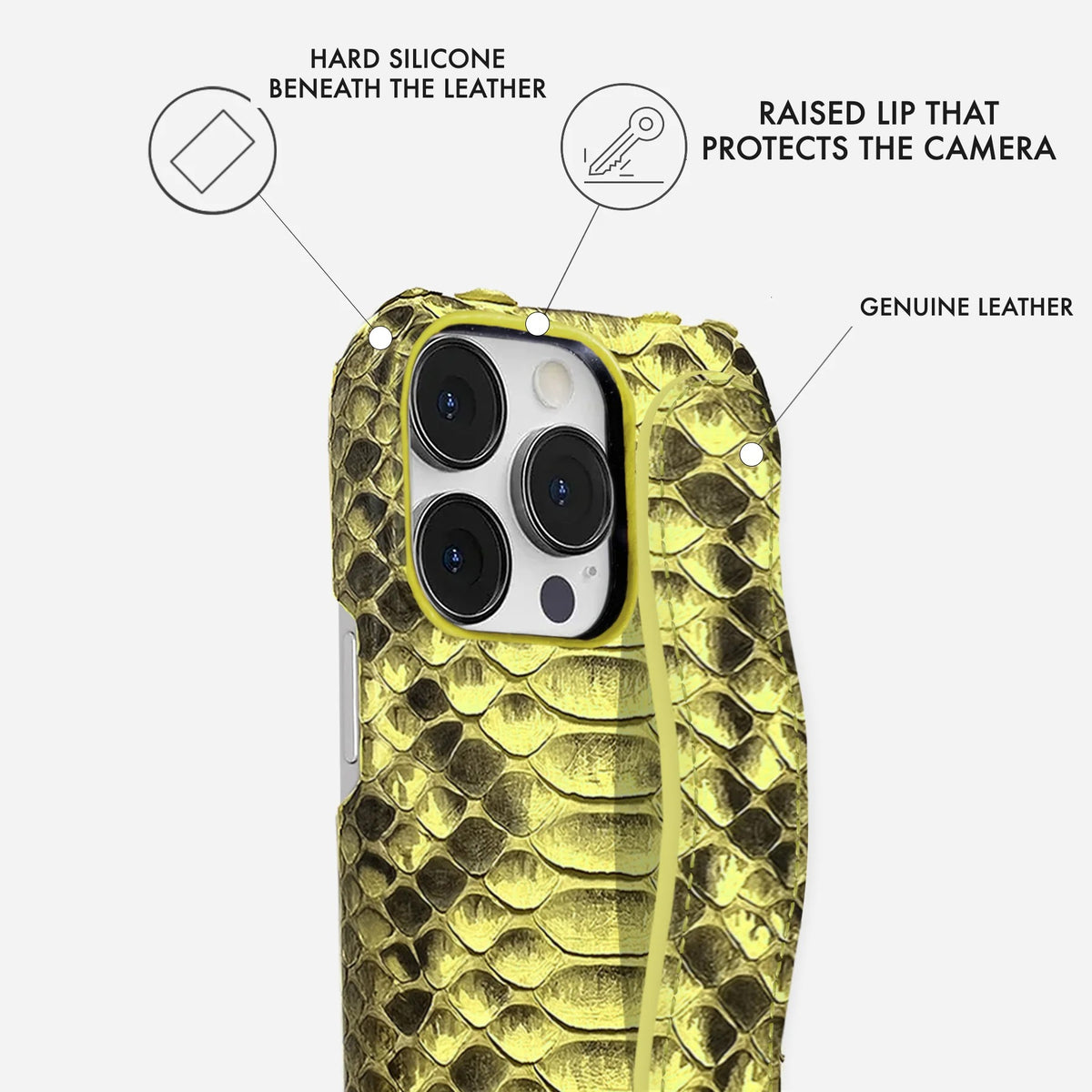 iPhone 13 Pro Max Leather Case — Piton Handle