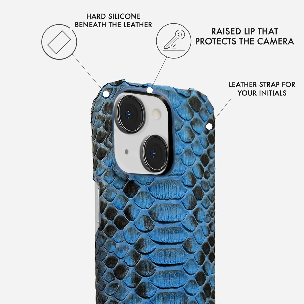 iPhone 15 Leather Case — Piton