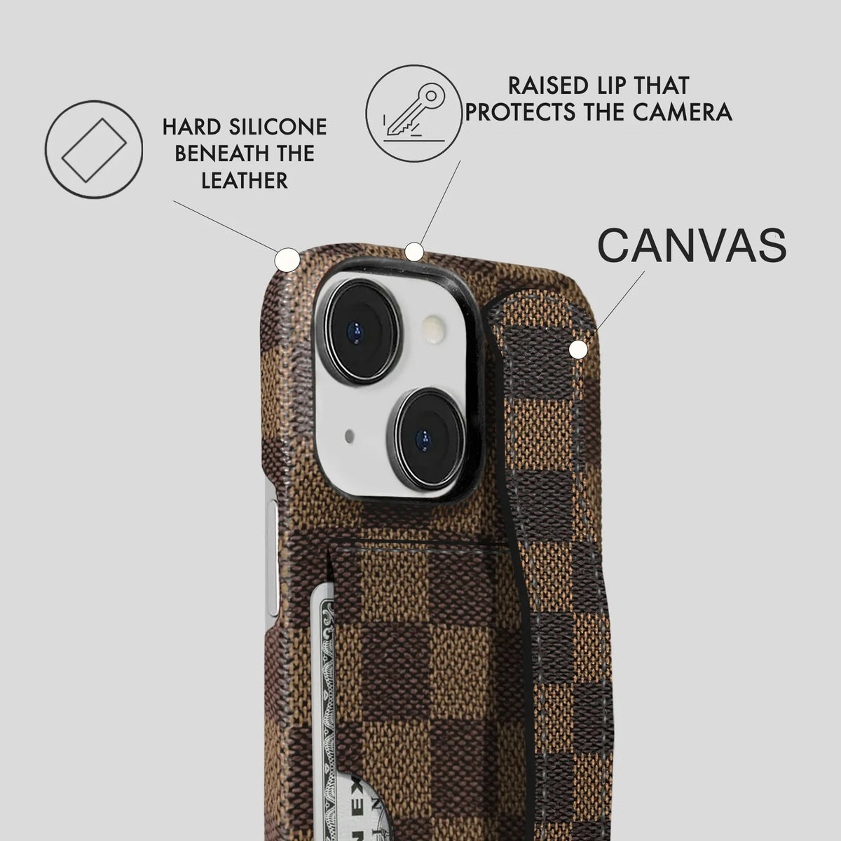 iPhone 14 Case — Dama Handle Cardholder