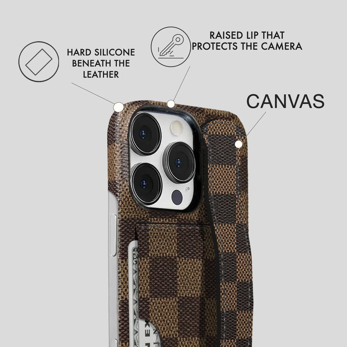 iPhone 16 Pro Max Case — Dama Handle Cardholder