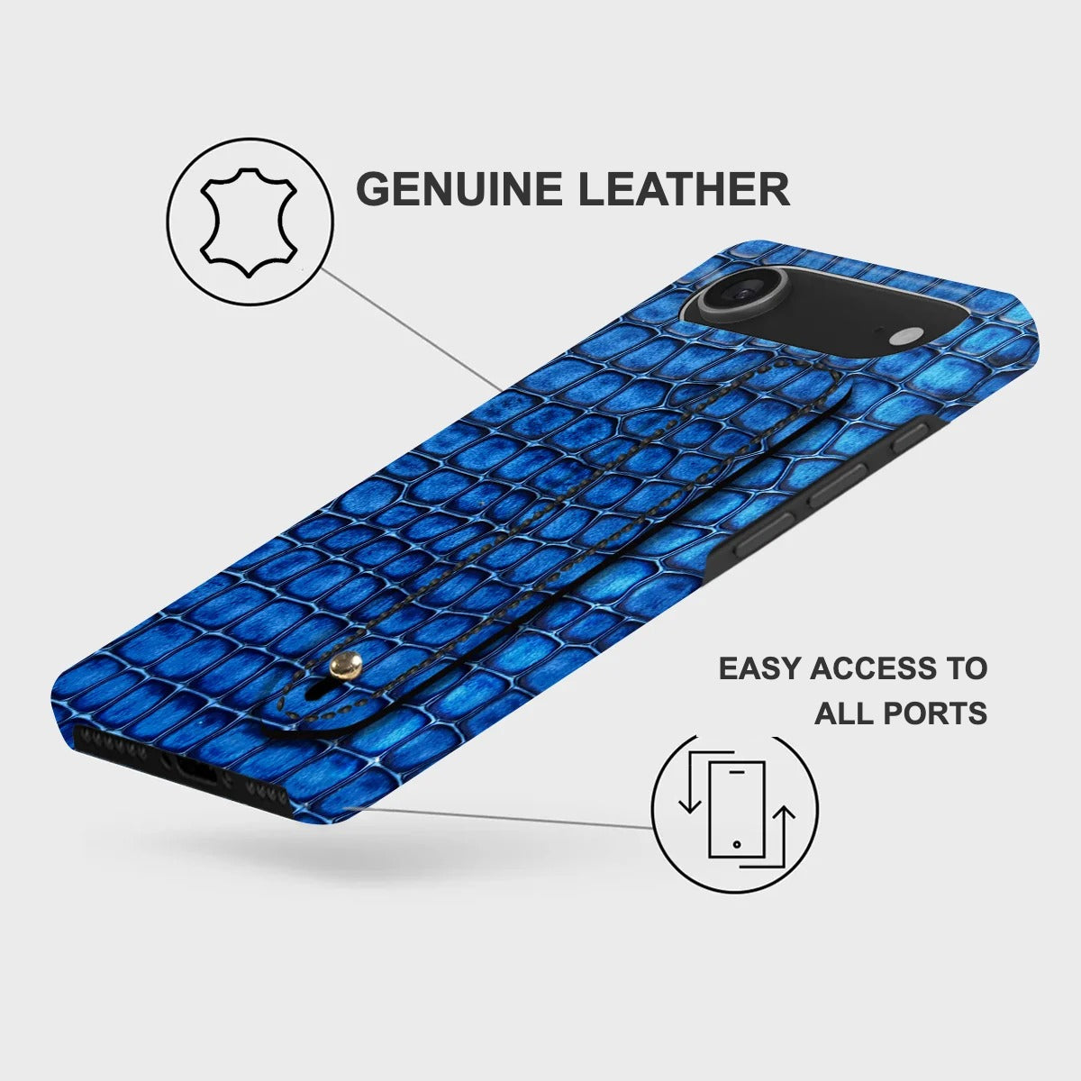 iPhone 17 Air Leather Case — Lusso Handle