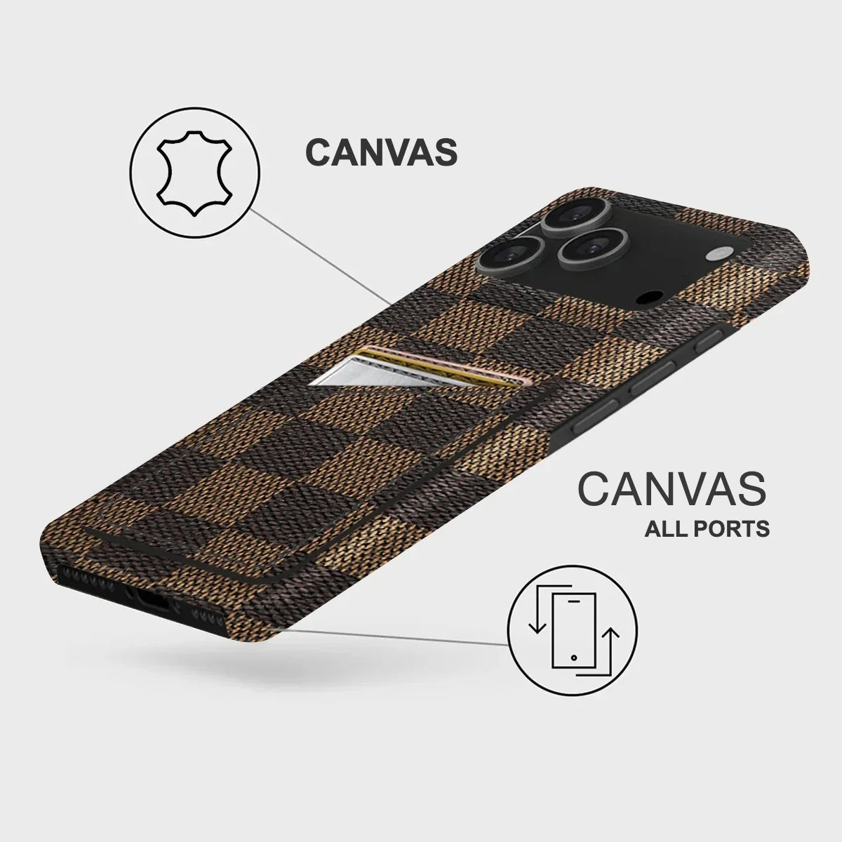 iPhone 17 Pro Case — Dama Handle Cardholder