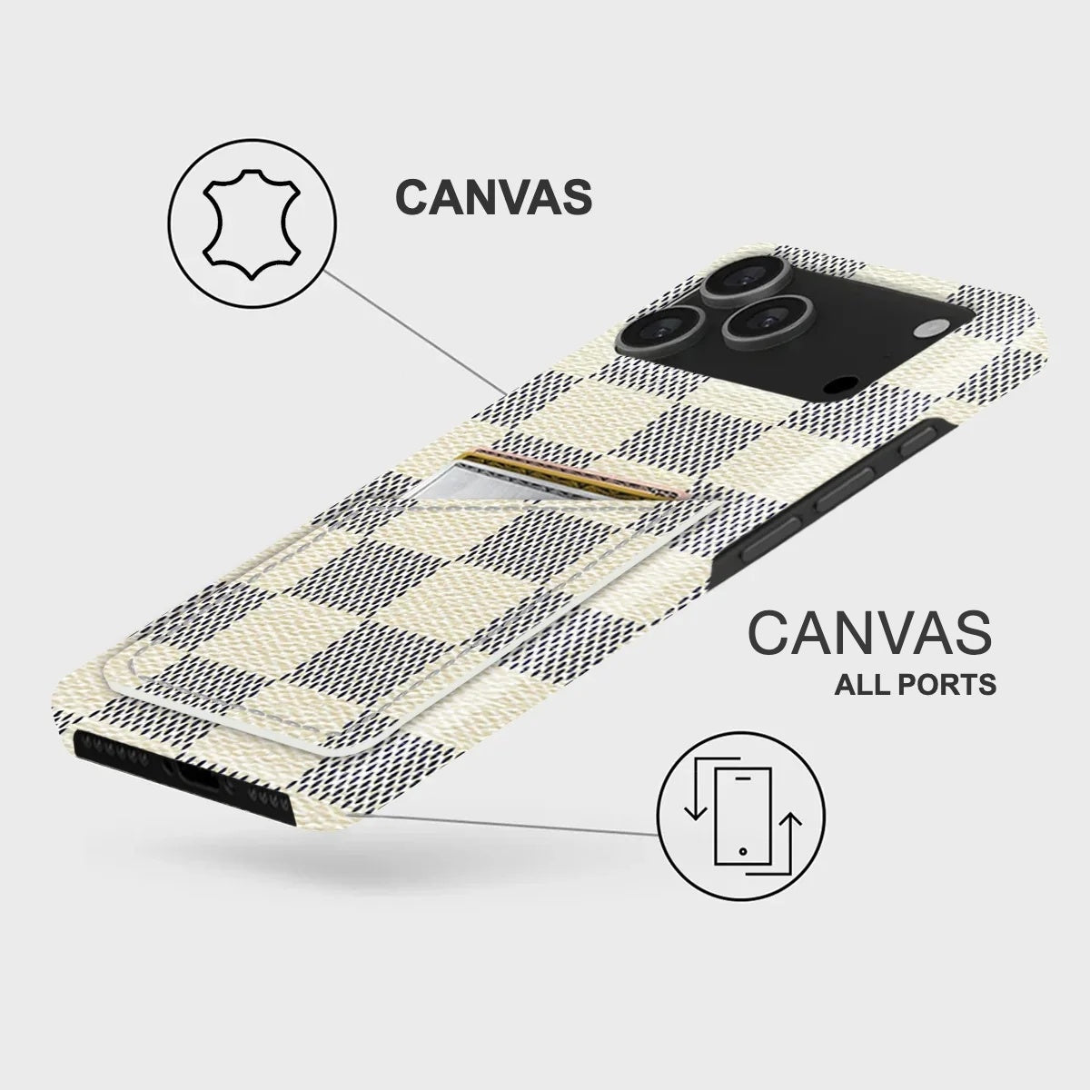 iPhone 17 Pro Case — Dama Handle Cardholder