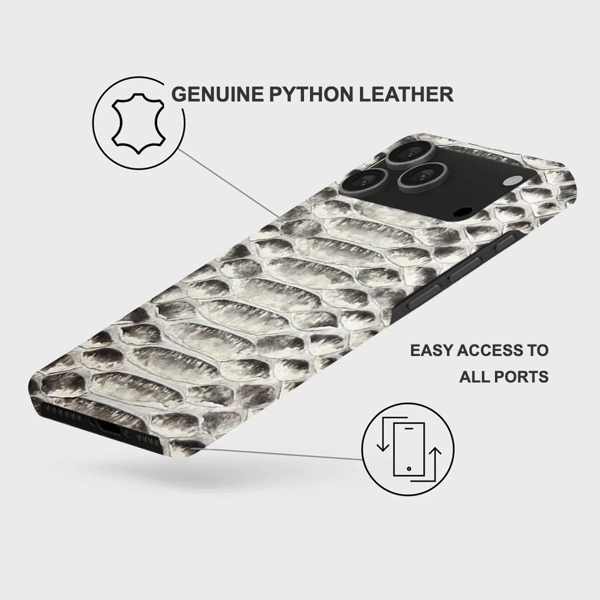 iPhone 17 Pro Max Leather Case — Piton