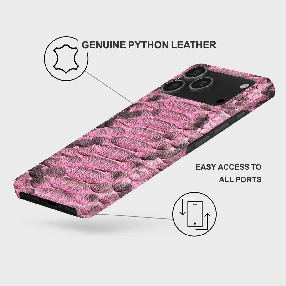 iPhone 17 Pro Max Leather Case — Piton