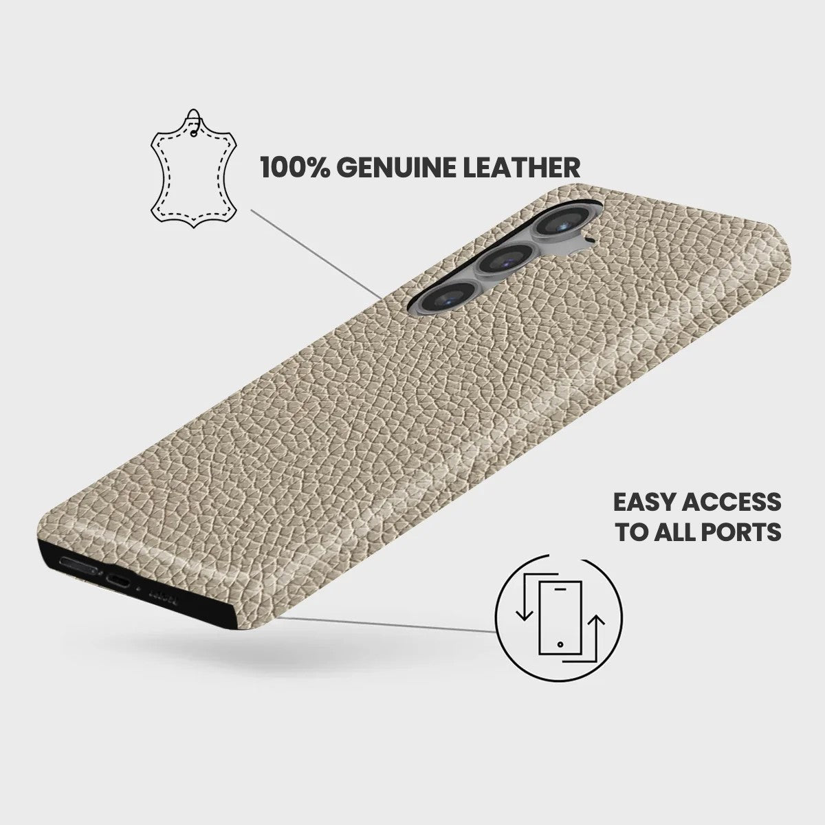 Galaxy S24 Leather Case — Ashe