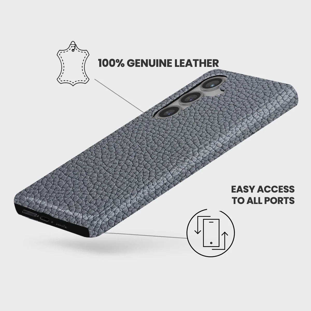 Galaxy S24 Leather Case — Ashe