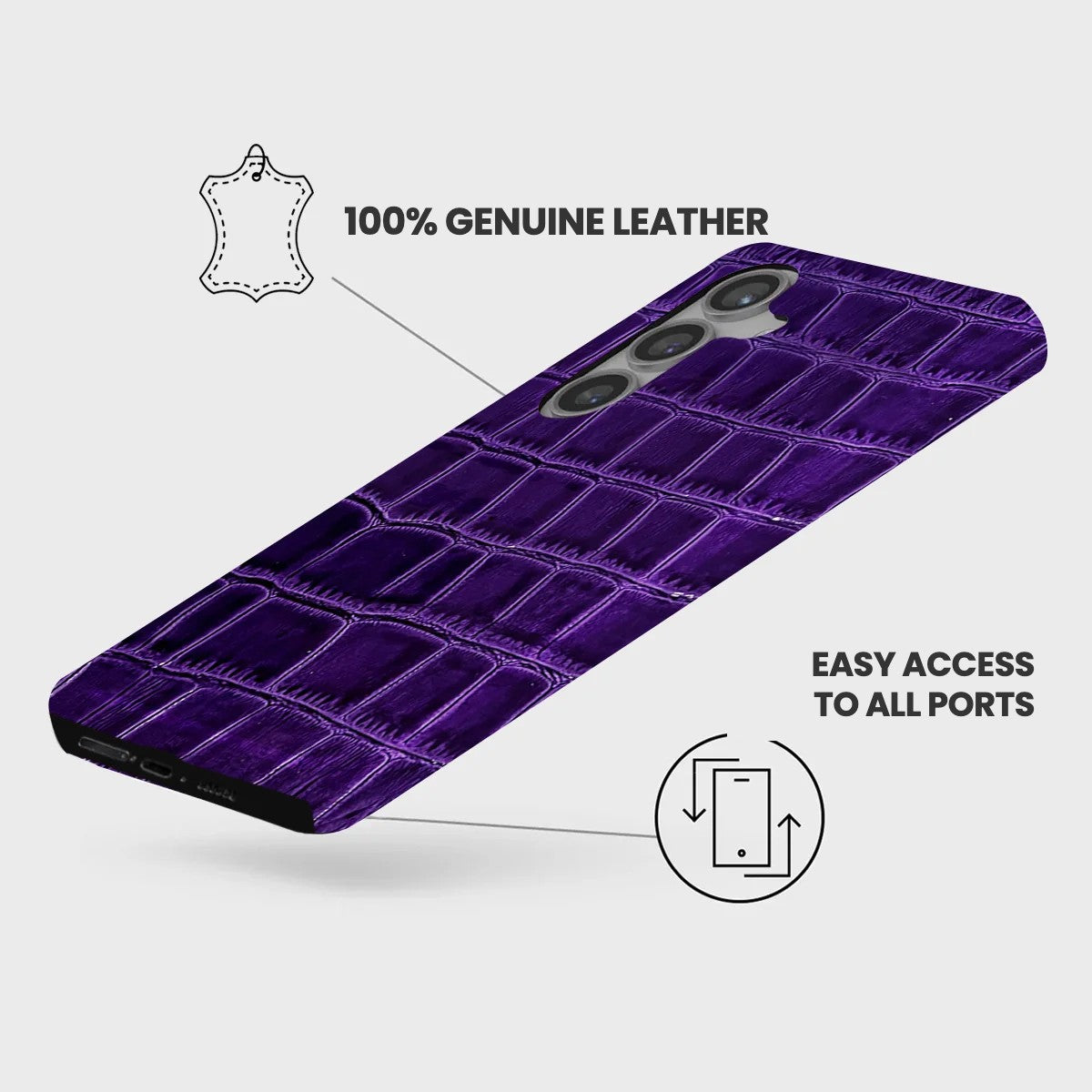 Galaxy S24 FE Leather Case — Vega
