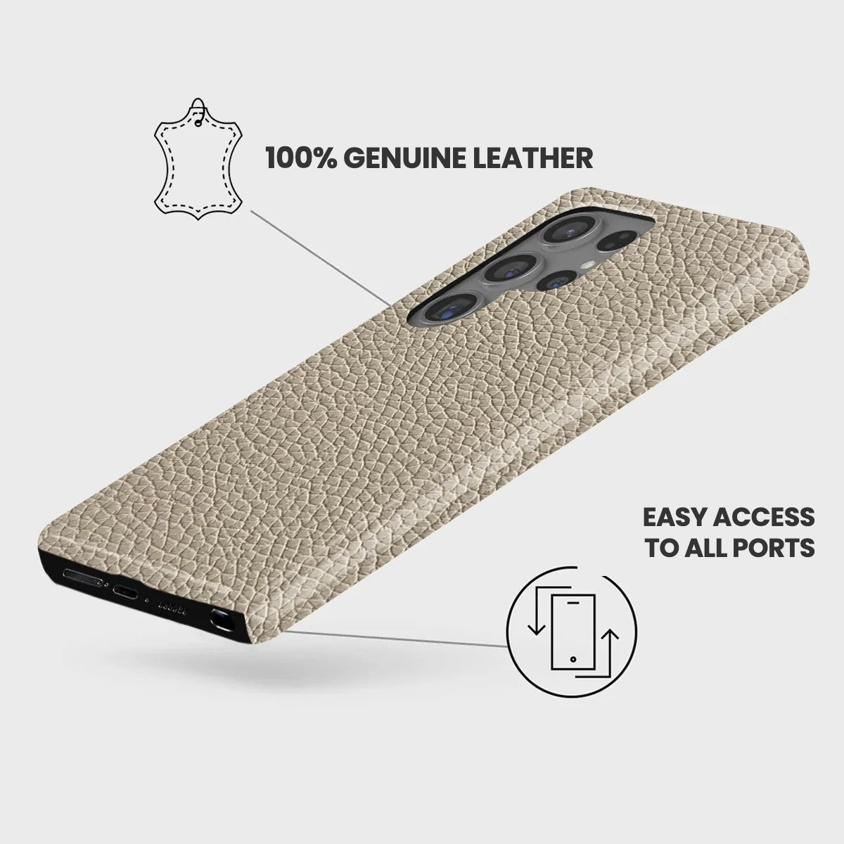 Galaxy S24 Ultra Leather Case — Ashe