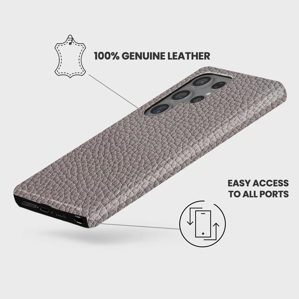 Galaxy S24 Ultra Leather Case — Ashe
