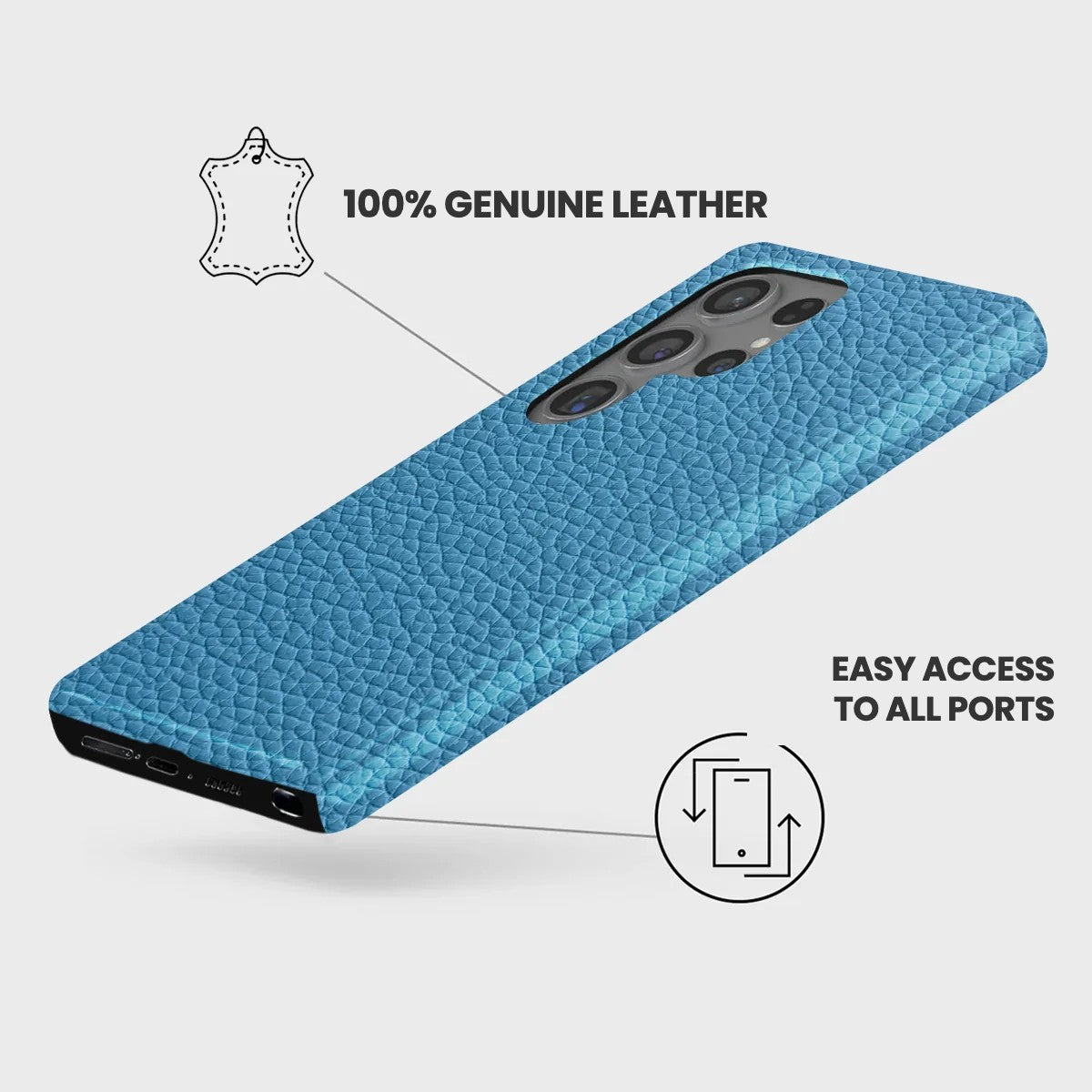 Galaxy S24 Ultra Leather Case — Ashe