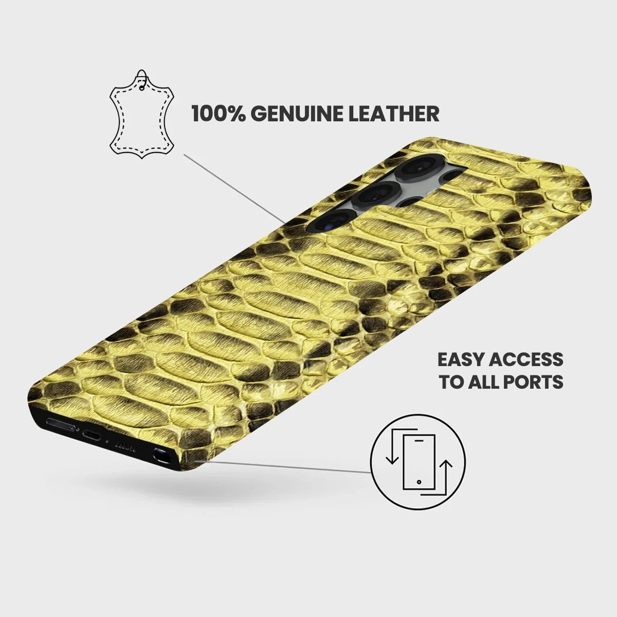 Galaxy S24 Ultra Leather Case — Piton