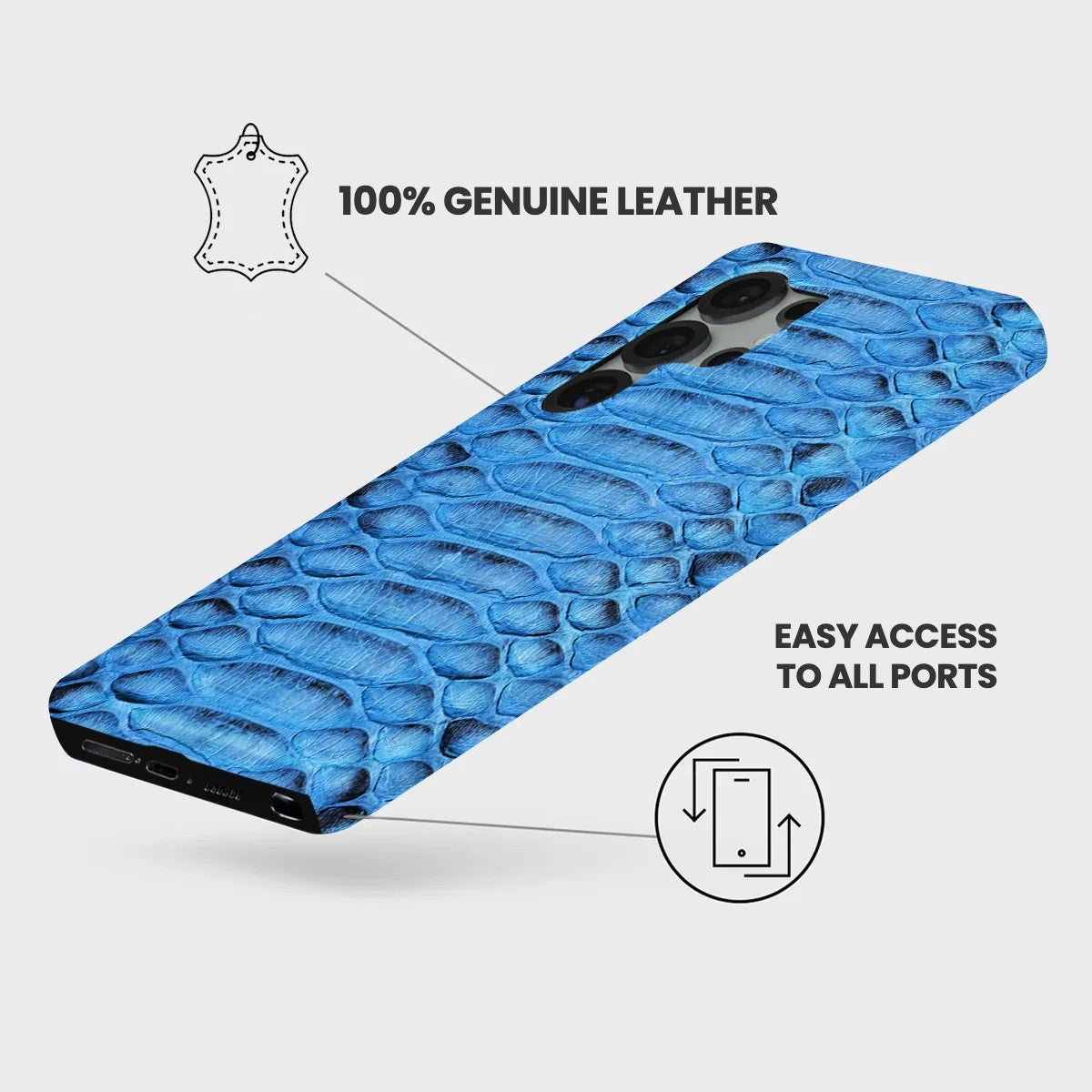 Galaxy S24 Ultra Leather Case — Piton