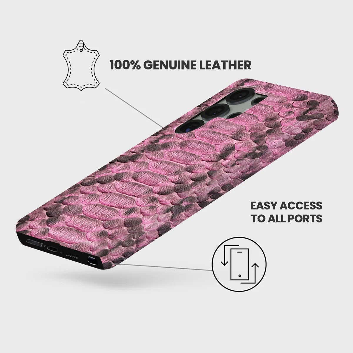 Galaxy S24 Ultra Leather Case — Piton