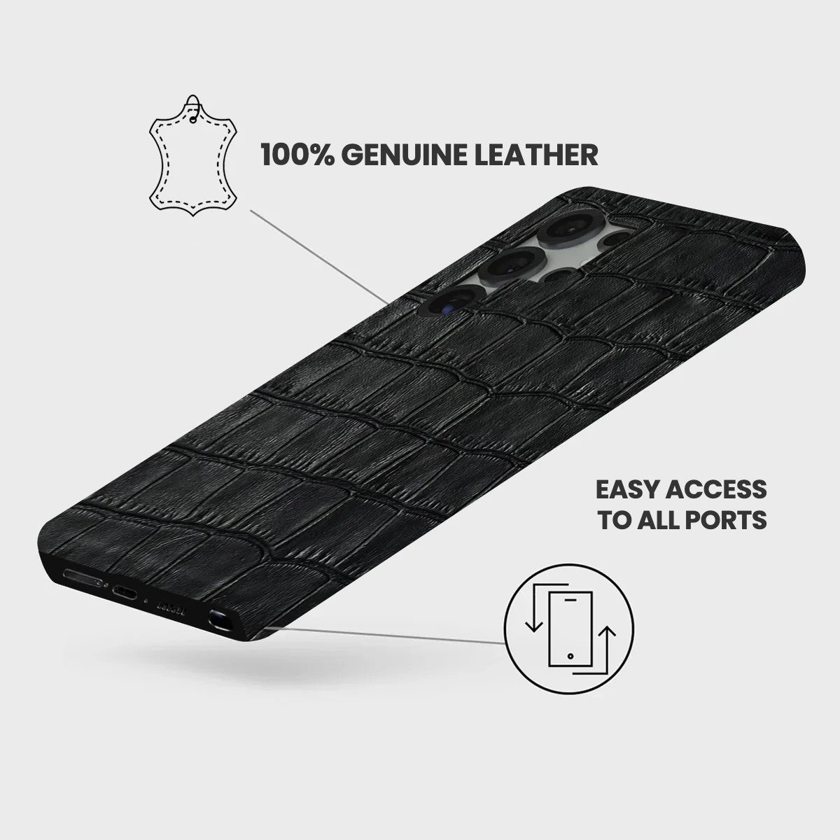 Galaxy S24 Ultra Leather Case — Vega