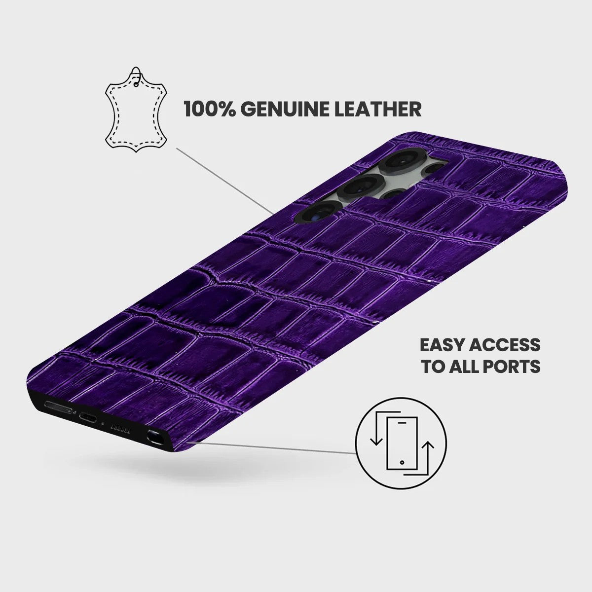 Galaxy S24 Ultra Leather Case — Vega