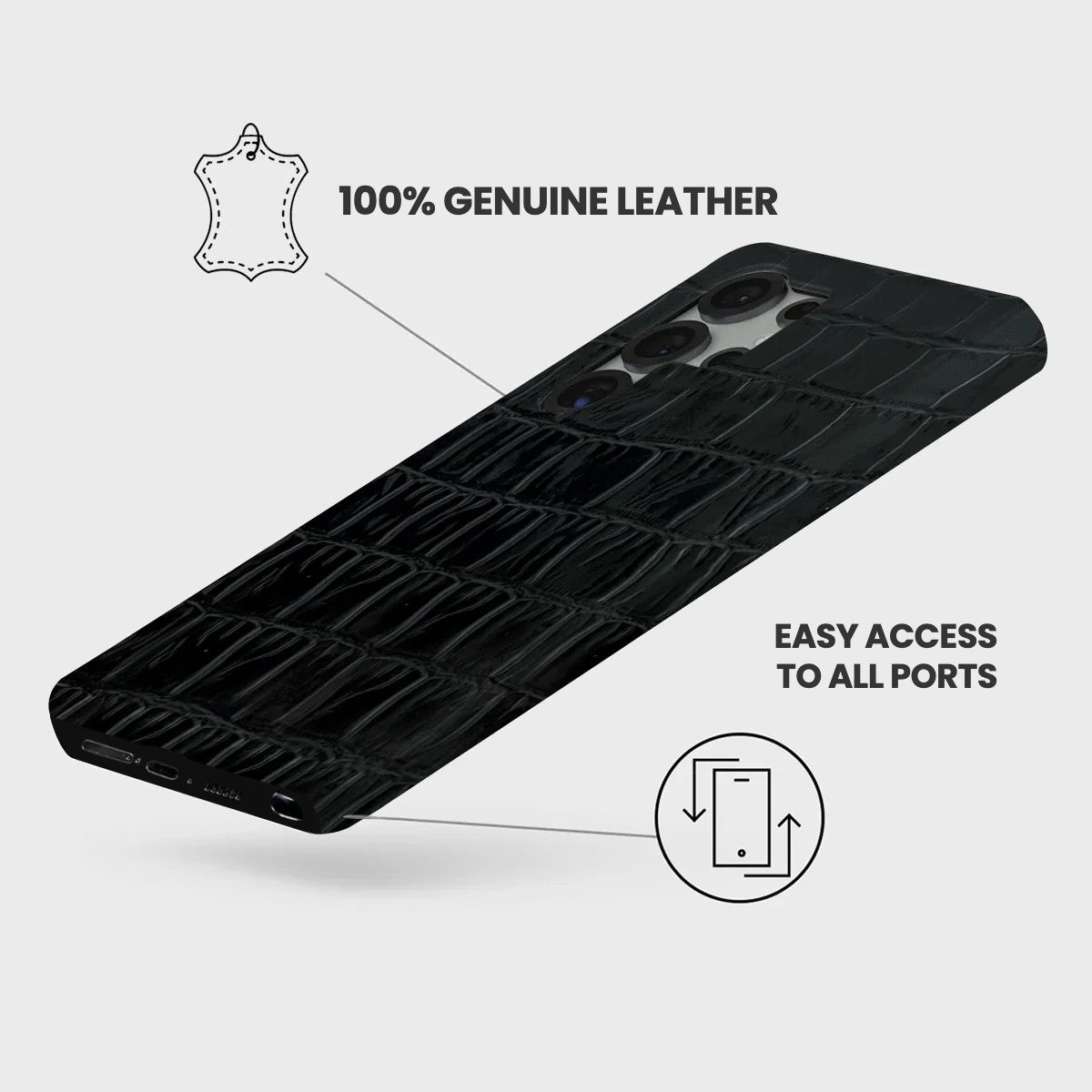 Galaxy S24 Ultra Leather Case — Vega