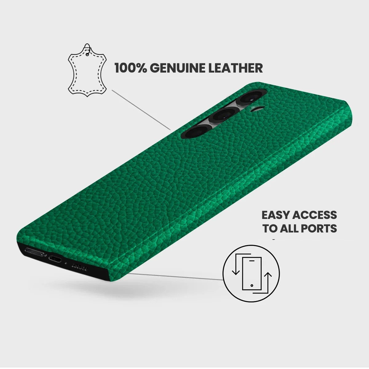 Galaxy S25 Leather Case — Ashe
