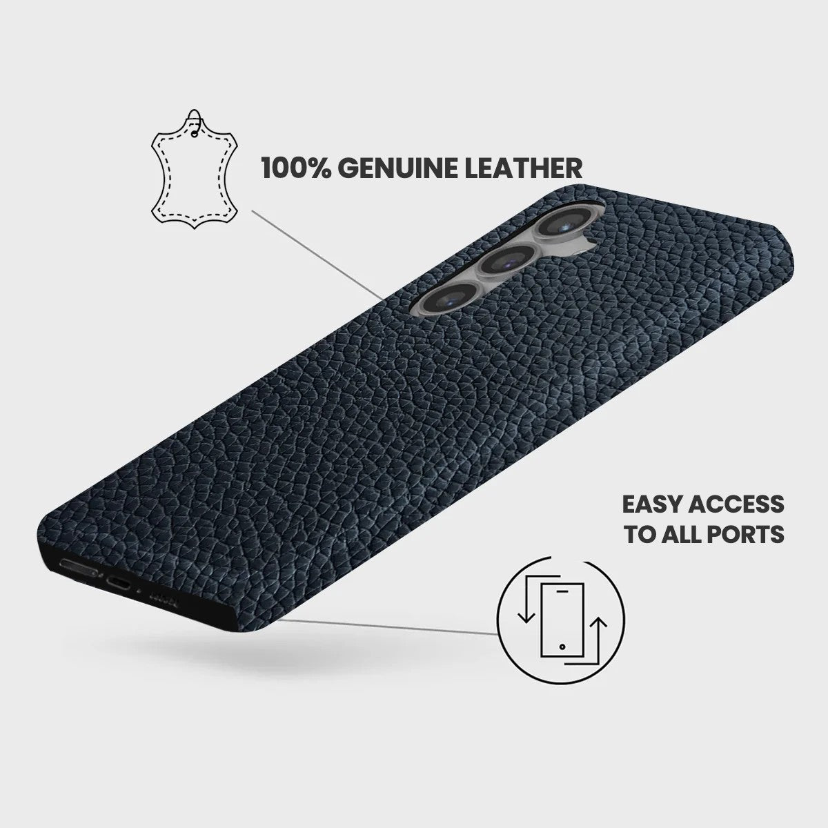 Galaxy S25 FE Leather Case — Ashe