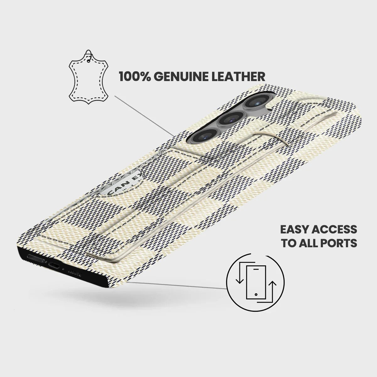 Galaxy S25 FE Case — Dama Handle Cardholder