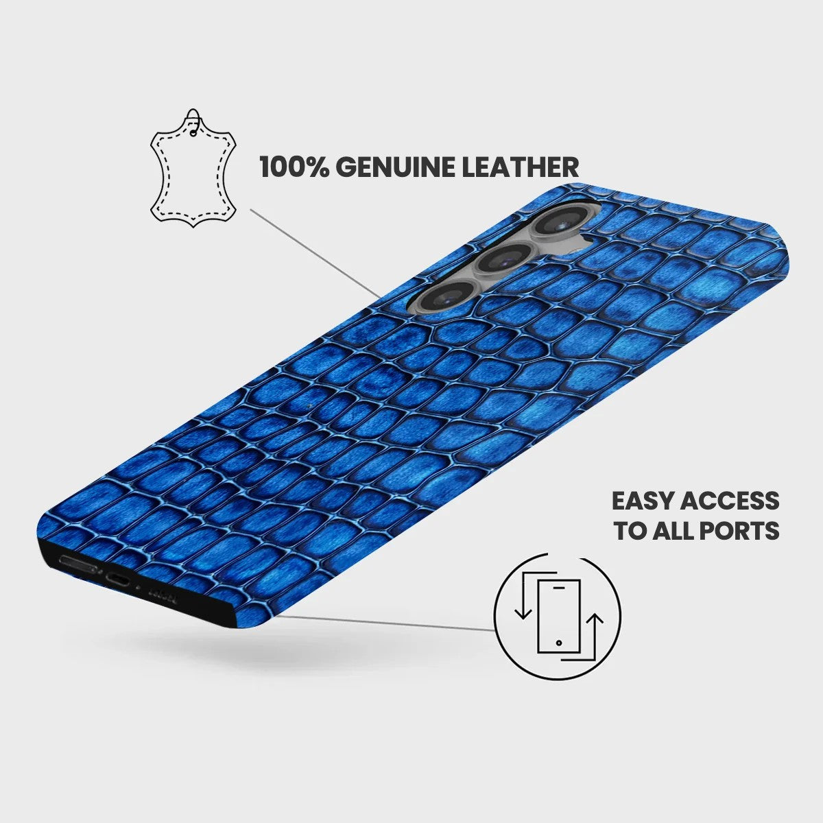 Galaxy S25 FE Leather Case — Lusso