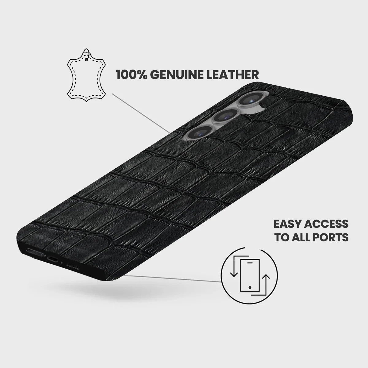 Galaxy S25 FE Leather Case — Vega