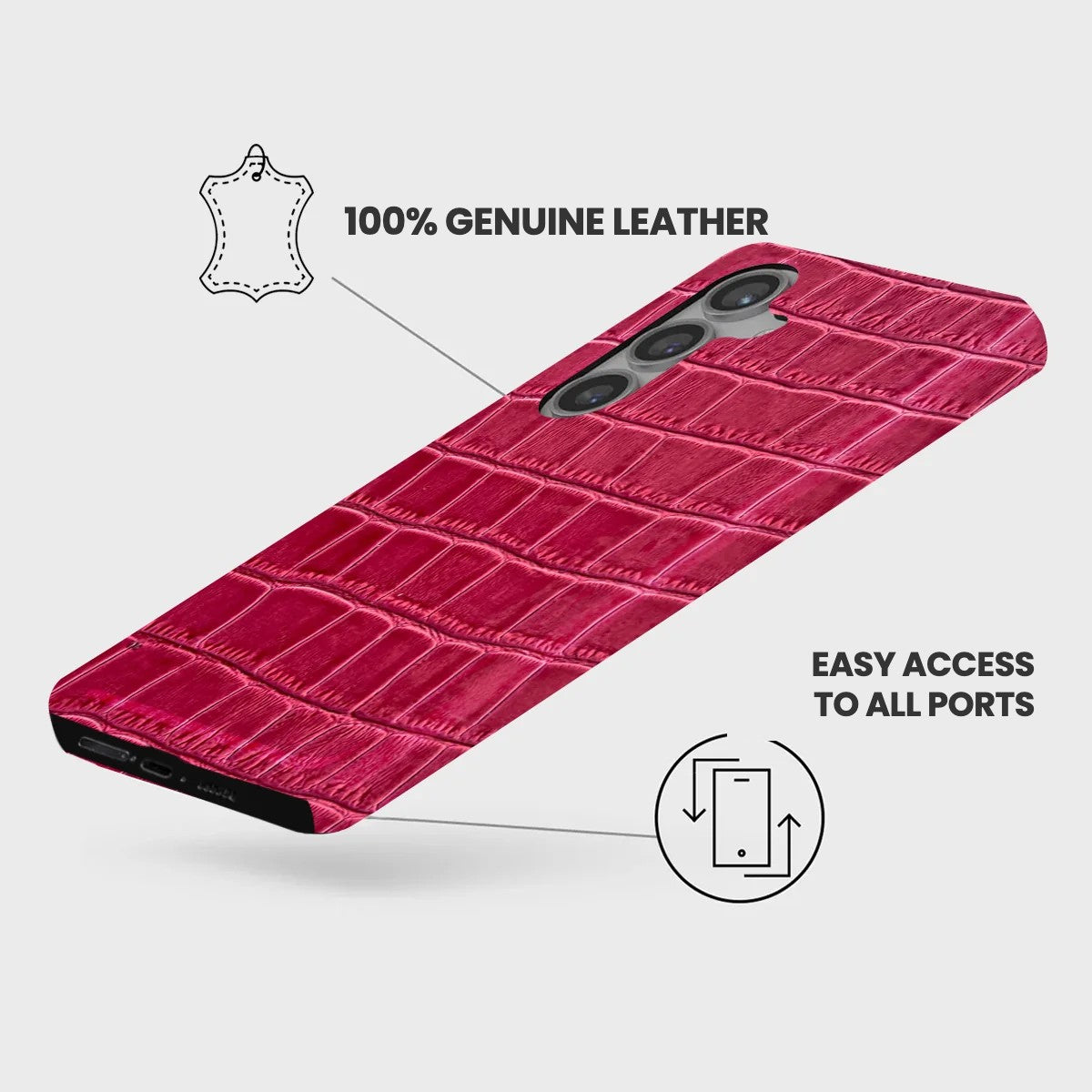 Galaxy S25 FE Leather Case — Vega