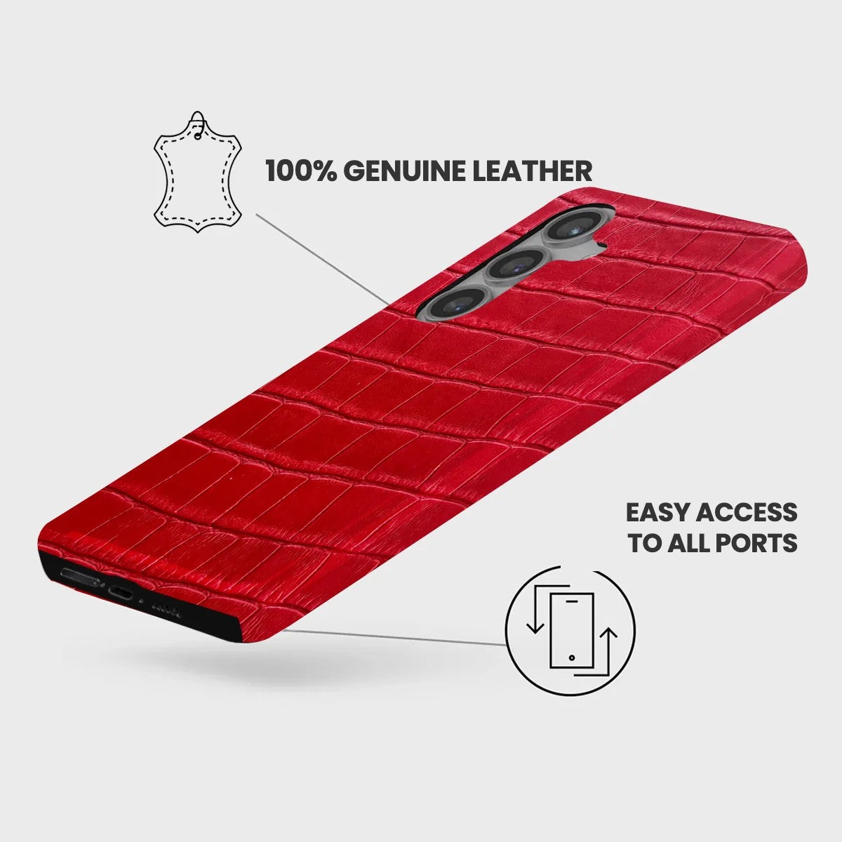 Galaxy S25 FE Leather Case — Vega