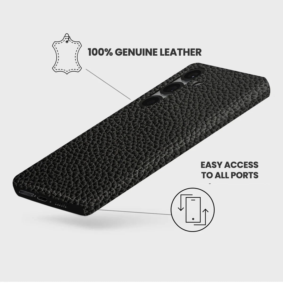 Galaxy S25 Plus Leather Case — Ashe